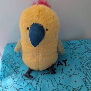 Budgeby Parrot jellycat NWT